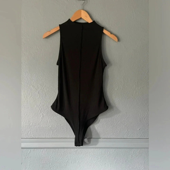 BP | stretch | ribbed | black | bodysuit | M - Picture 12 of 12